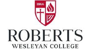 Roberts Wesleyan College's logo for top online colleges in New York ranking.