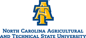 North Carolina A&T University's logo for top online colleges in North Carolina ranking.