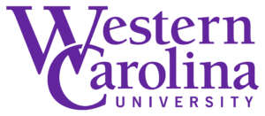 Western Carolina University's logo for top online colleges in North Carolina ranking.