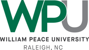 William Peace University's logo for top online colleges in North Carolina ranking.