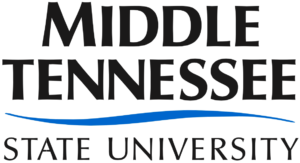 Middle Tennessee State University's logo for top online colleges in Tennessee ranking.