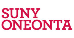 SUNY Oneonta's logo for top online colleges in New York ranking.