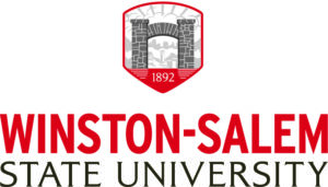 Winston-Salem State University's logo for top online colleges in North Carolina ranking.
